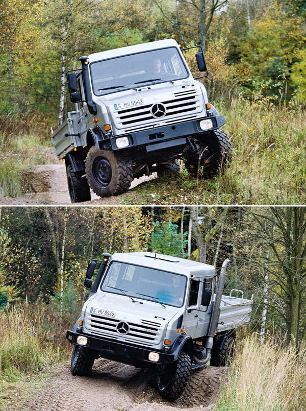 Mercedes Benz Unimog U 4000 All Terrain Truck Army Technology