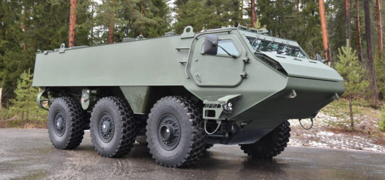 Patria delivers first 6x6 armoured wheeled vehicles to Latvia