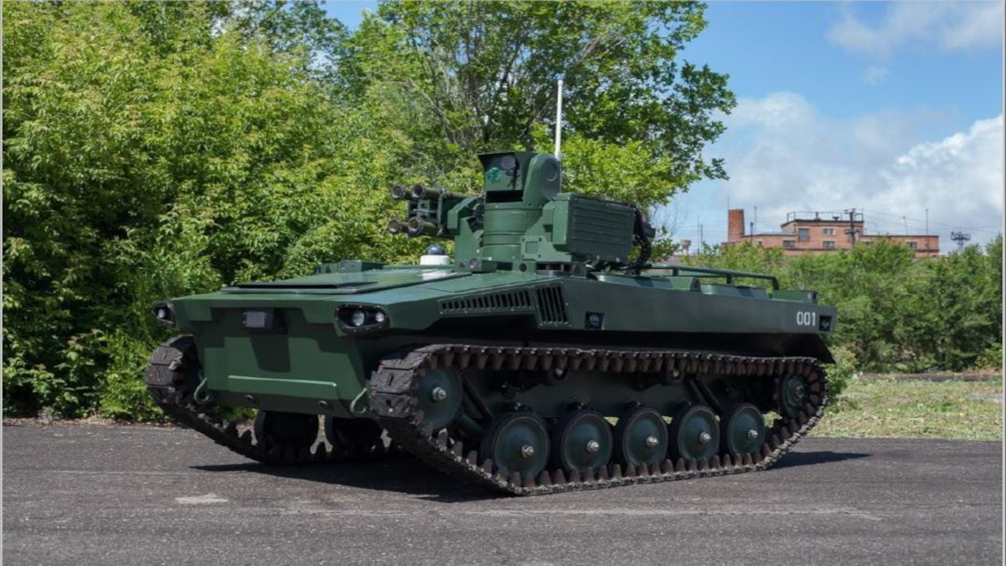 Marker Anti-Tank Robotic Unmanned Ground Vehicle, Russia