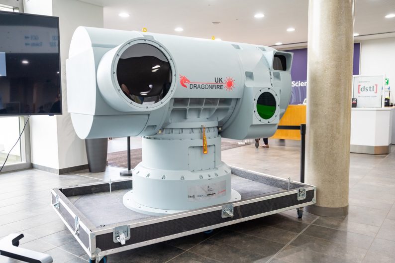 DragonFire: new declassified images show UK laser weapon in action ...