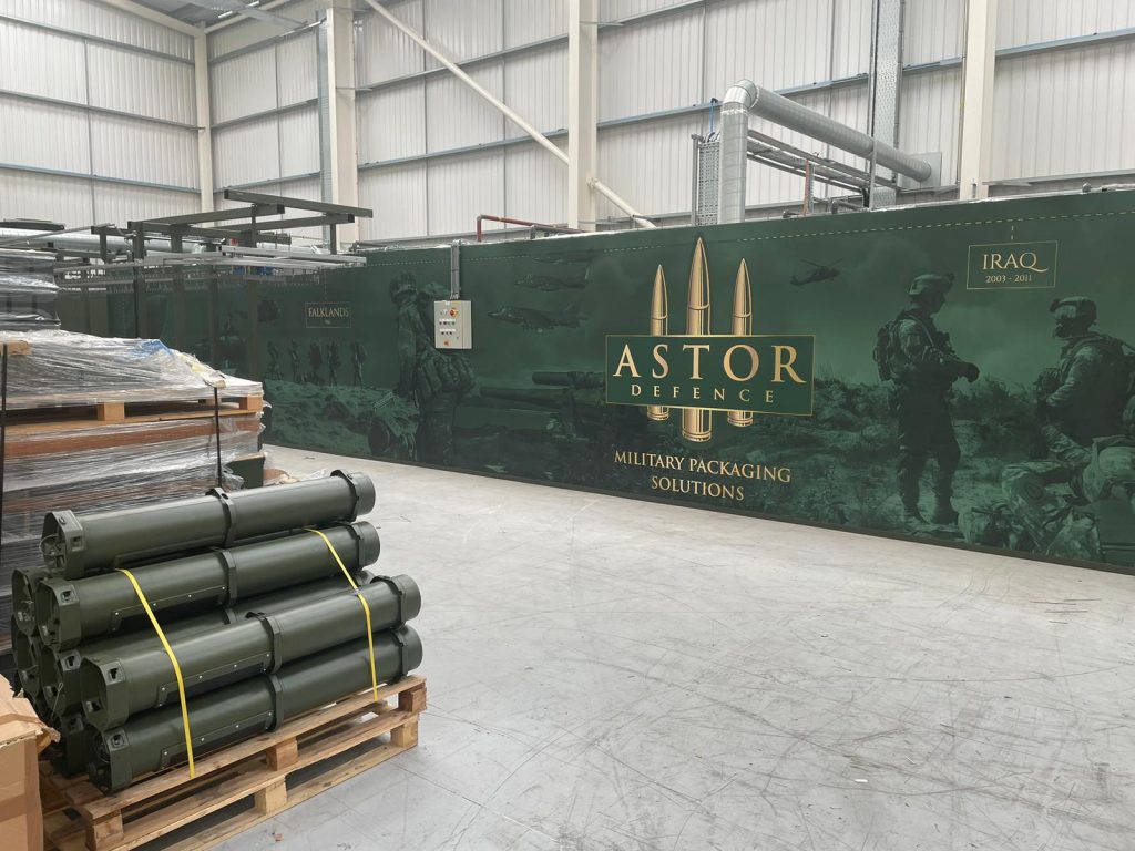 Astor Defence Powder Coating line