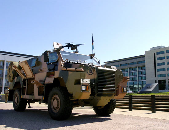 Australian Army's Bushmaser vehicle