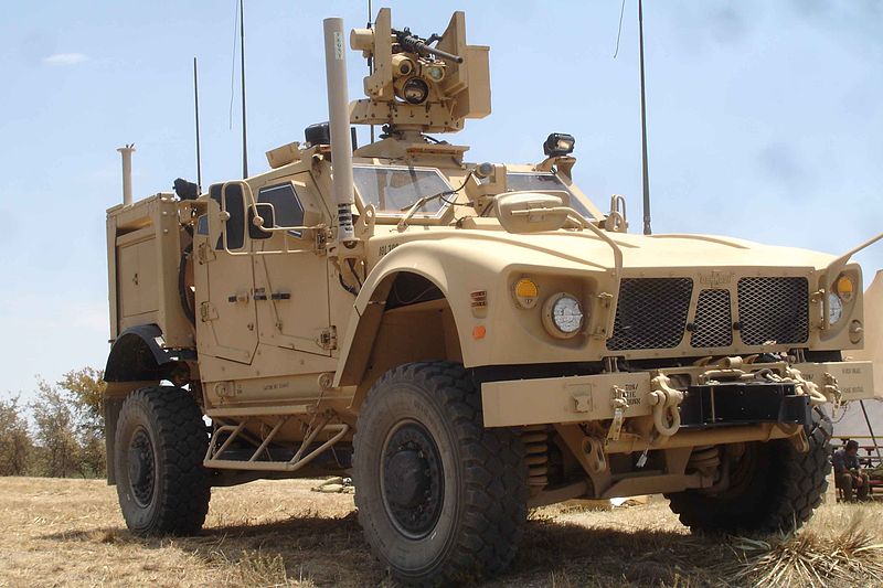 US Army’s Mine-Resistant Ambush-Protected (MRAP) All-Terrain Vehicle (M-ATV) vehicle