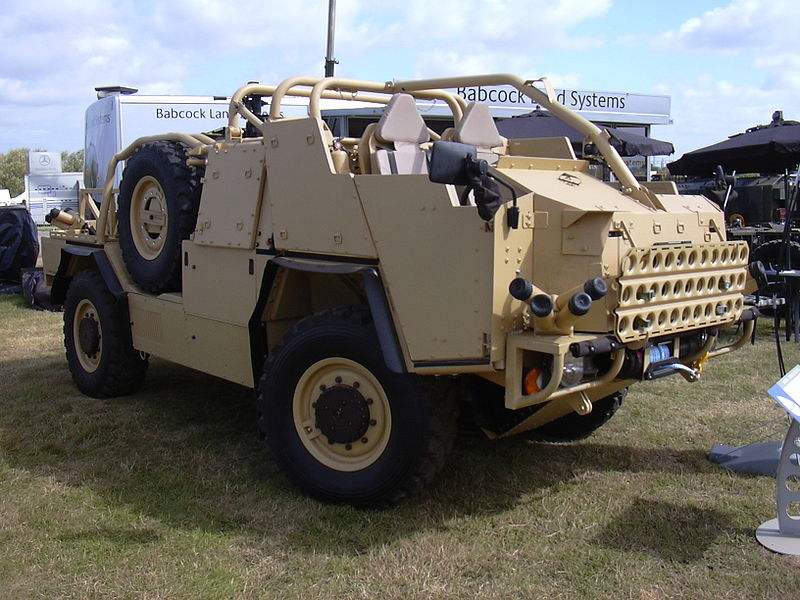 UK Army's Jackal vehicle