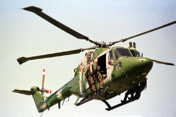 Mk7 Lynx helicopter