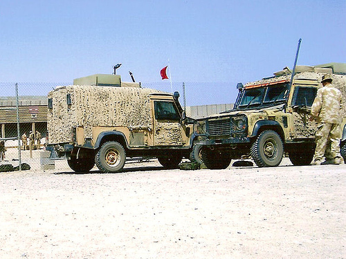 British Army’s Snatch 2 Land Rover 