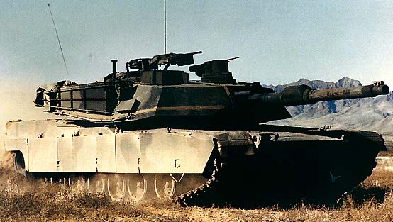 M1A1 Abrams tanks