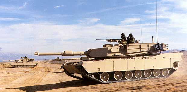 Abrams M1A1 main battle tank