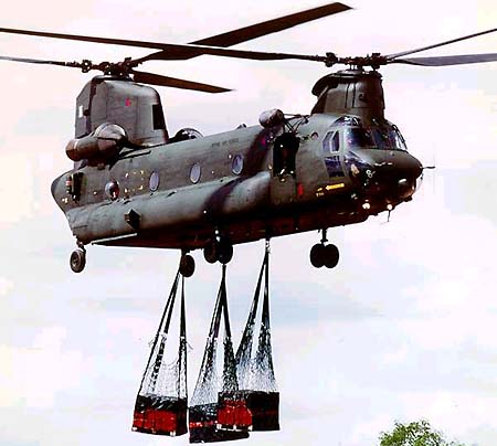 Australian Army CH-47D Chinook transport helicopter