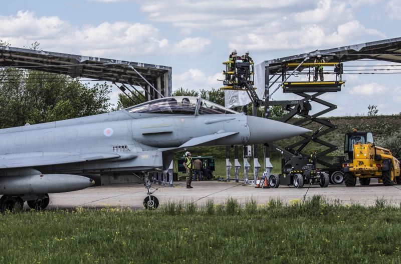 RAF specialists in Romania support MoD's latest aircraft deployment