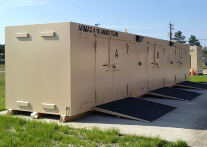Armag manufactured a custom magazine with two physically separate storage areas in a single unit.