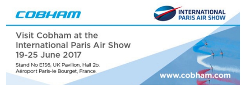 Cobham to exhibit at International Paris Air Show 2017