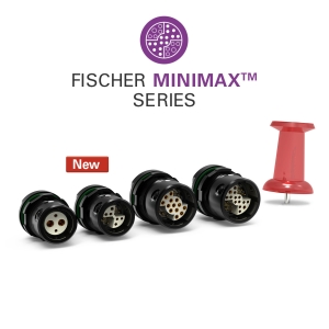 Fischer new ultra miniature connector MiniMax series