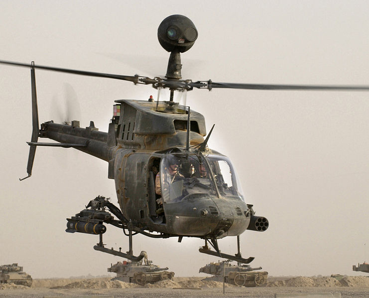 OH-58D Kiowa Warrior helicopter