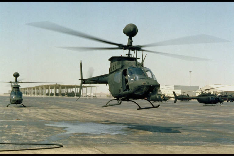 US Army's OH-58D Kiowa Warrior helicopter