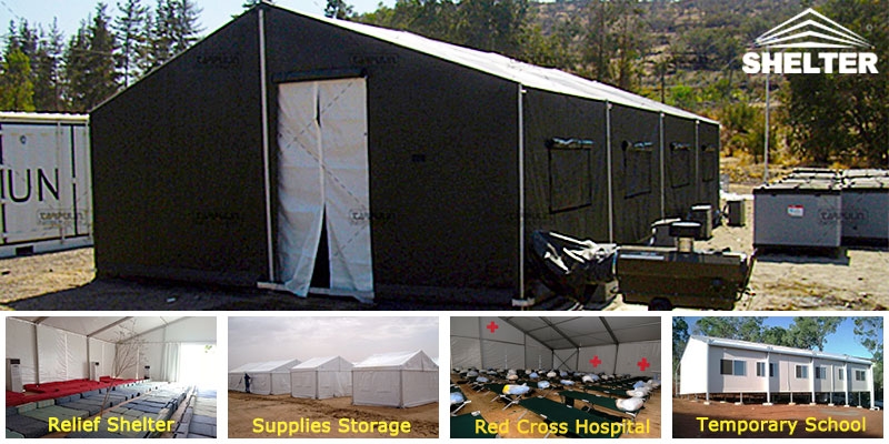 Relief shelters