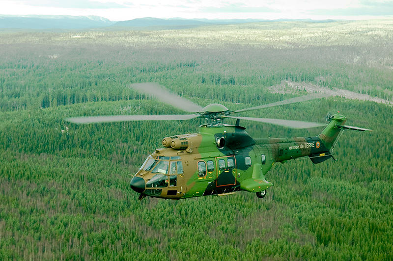 AS532 Cougar helicopter